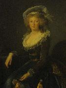 eisabeth Vige-Lebrun Portrait of Maria Teresa of Naples and Sicily oil painting artist